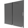 Mexen Velar vaňová stena 2-krídlová posuvná 170 x 150 cm, grafit, chróm - 896-170-000-41-01