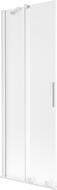 Mexen Velar 2-krídlový posuvný sprchový zástenový panel 70 x 150 cm, matný, biely - 896-070-000-31-20