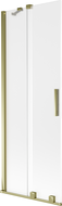 Mexen Velar vaňová zástena 2-krídlová posuvná 70 x 150 cm, mráz, zlatá - 896-070-000-31-50
