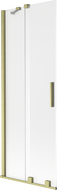 Mexen Velar vanová zástěna 2-dverová posuvná 70 x 150 cm, mráz, zlatý kartáčovaný - 896-070-000-31-55