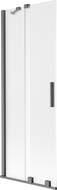 Mexen Velar sprchová zástena dvojkrídlová posuvná 70 x 150 cm, mrazivá, brúsená gun gray - 896-070-000-31-66