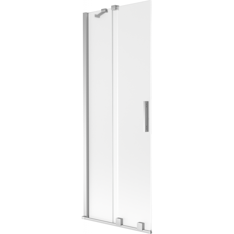 Mexen Velar dvojkrídlová sprchová zábrana 75 x 150 cm, matné sklo, chróm - 896-075-000-31-01
