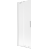 Mexen Velar sprchová zástena 2-krídlová posuvná 75 x 150 cm, matná biela - 896-075-000-31-20