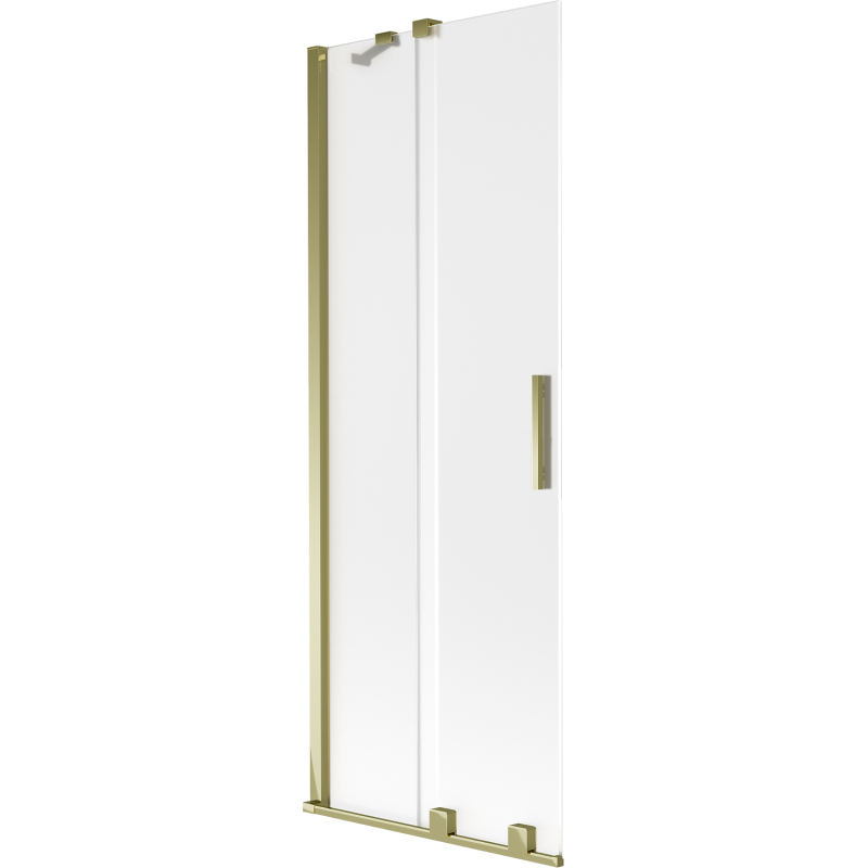 Mexen Velar sprchová zástená 2-krídlová posuvná 75 x 150 cm, matná, zlatá - 896-075-000-31-50