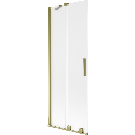 Mexen Velar sprchová zástená 2-krídlová posuvná 75 x 150 cm, matná, zlatá - 896-075-000-31-50