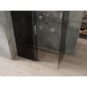 Mexen Omega sprchová kabína, posuvné dvere 150 x 80 cm, grafitová čierna, chrómová - 825-150-080-01-40