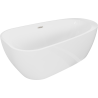 Mexen Giada voľne stojaca vaňa 170 x 90 cm, biela lesk, prepad brúsený nikel - 52741709000-97