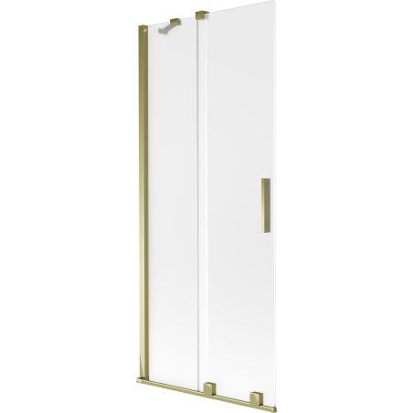 Mexen Velar sprchová clona dvojkrídlová posuvná 85 x 150 cm, matná, zlatá - 896-085-000-31-50