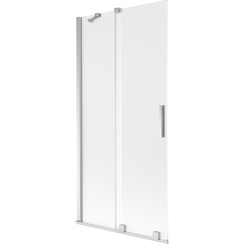 Mexen Velar 2-krídlové posuvné vaňové zásteny 90 x 150 cm, mráz, chróm - 896-090-000-31-01