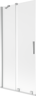 Mexen Velar 2-krídlové posuvné vaňové zásteny 90 x 150 cm, mráz, chróm - 896-090-000-31-01