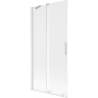 Mexen Velar 2-krídlový posuvný sprchový panel 95 x 150 cm, matný, biely - 896-095-000-31-20