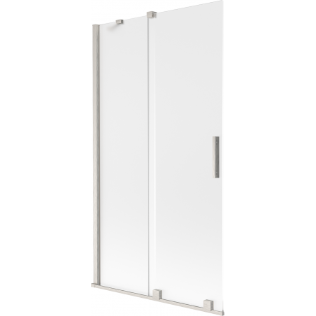 Mexen Velar sprchová zástena 2-krídlová posuvná 100 x 150 cm, mráz, brúsený nikel - 896-100-000-31-97