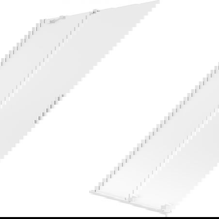 Mexen Velar vaňová zástenna dvojkrídlová posuvná 110 x 150 cm, námraza, biela - 896-110-000-31-20