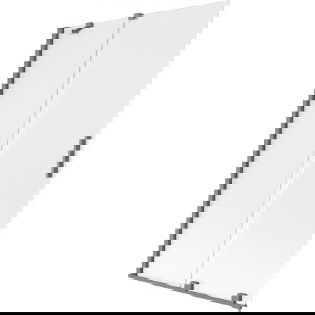 Mexen Velar vaňová zástena 2-krídlová posuvná 110 x 150 cm, matná, gun metal - 896-110-000-31-95