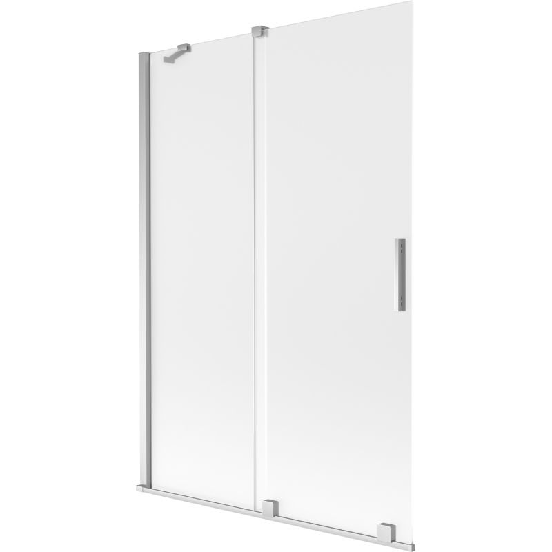 Mexen Velar dvojkrídlový posuvný sprchovací paravan 120 x 150 cm, mráz, chróm - 896-120-000-31-01