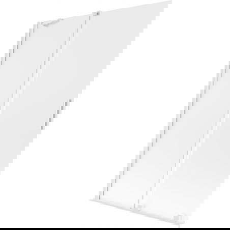 Mexen Velar paraván na vaňu 2-krídlový posuvný 120 x 150 cm, mliečne sklo, biely - 896-120-000-31-20