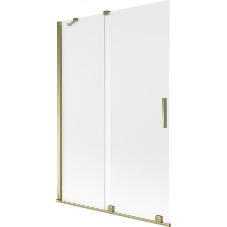 Mexen Velar dvojkrídlová sprchová zásten 120 x 150 cm, matované, zlaté - 896-120-000-31-50