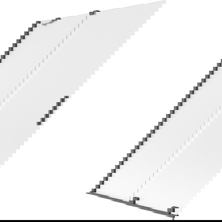 Mexen Velar sprchová zástenka 2-krídlová posuvná 120 x 150 cm, matná, brúsená šedá gun - 896-120-000-31-66