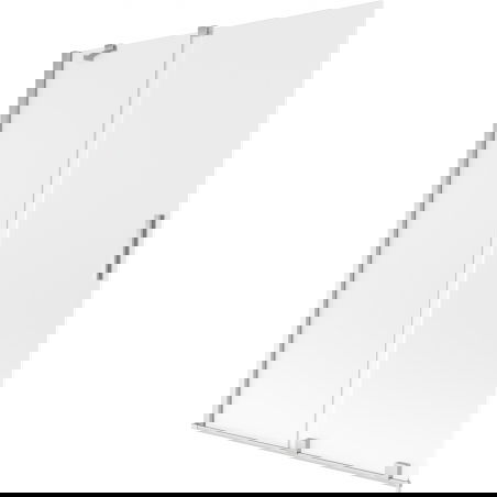 Mexen Velar vanová zástěna 2-krídlová posuvná 130 x 150 cm, mrazivá, chróm - 896-130-000-31-01