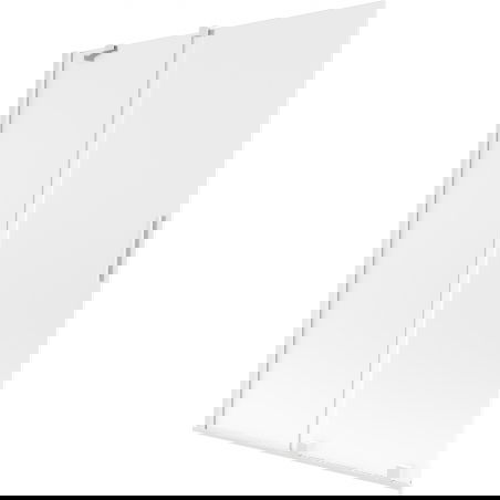 Mexen Velar dve krídla vaňovej zásteny posuvné 130 x 150 cm, mraz, biela - 896-130-000-31-20