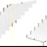 Mexen Velar dvojkrídlový sprchový panel, posuvný 130 x 150 cm, matný, zlatý - 896-130-000-31-50