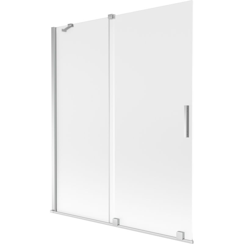 Mexen Velar dvojkrídlový sprchový paraván posuvný 140 x 150 cm, námraza, chróm - 896-140-000-31-01
