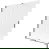 Mexen Velar vaňa sprchový panel 2-krídlový zasúvateľný 150 x 150 cm, mráz, zbraňový kov - 896-150-000-31-95