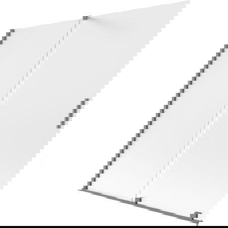 Mexen Velar dvojkrídlová sprchová zástena 160 x 150 cm, mrazivá, gun metal - 896-160-000-31-95