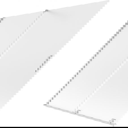 Mexen Velar vaňová zástena 2-krídlová posuvná 170 x 150 cm, mráz, chróm - 896-170-000-31-01