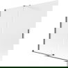 Mexen Velar dvojkrídlové posuvné sprchové dvere 170 x 150 cm, matné, brúsená gun gray - 896-170-000-31-66