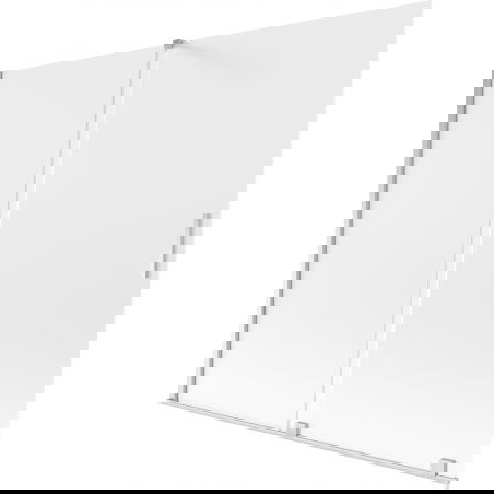 Mexen Velar dvojkrídlový zasúvací vanový paraván 180 x 150 cm, mrazenie, chróm - 896-180-000-31-01