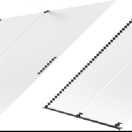 Mexen Velar 2-krídlová posuvná sprchová zástena 180 x 150 cm, matná, čierna - 896-180-000-31-70