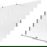 Mexen Velar sprchová zábrana na vaňu 2-krídlová posuvná 180 x 150 cm, matné sklo, gun metal - 896-180-000-31-95