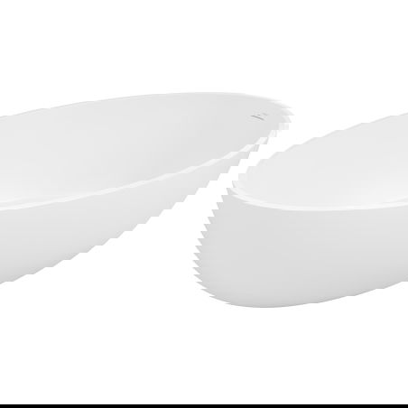 Mexen Prato voľne stojaca vaňa z konglomerátu 170 x 100 cm, biela mat - 57251701000