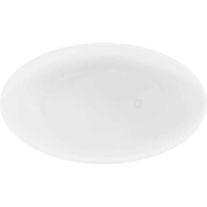 Mexen Prato voľne stojaca vaňa z konglomerátu 170 x 100 cm, biela mat - 57251701000