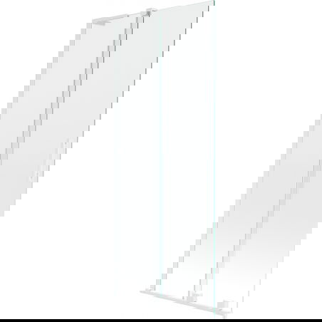 Mexen Velar L sprchová zástena 2-krídlová posuvná 85 x 150 cm, transparentná, biela - 896-085-003-01-20