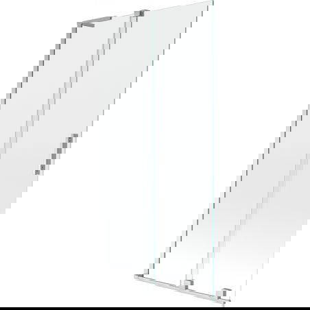 Mexen Velar L dvojkrídlové vaňové dvere 90 x 150 cm, priehľadné, chróm - 896-090-003-01-01