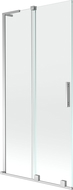 Mexen Velar L vaňová stena 2-krídlová posuvná 90 x 150 cm, transparentná, chróm - 896-090-003-01-01