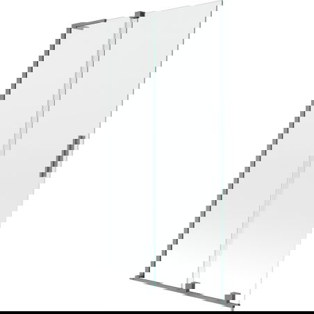 Mexen Velar L sprchová zástena 2-krídlová posuvná 100 x 150 cm, transparentná, gun metal - 896-100-003-01-95