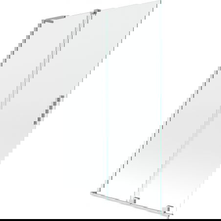 Mexen Velar L vaňová zástena 2-krídlová posuvná 110 x 150 cm, transparentná, chróm - 896-110-003-01-01