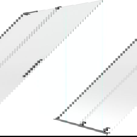 Mexen Velar L posuvná sprchová stena dvojkrídlová 120 x 150 cm, transparentná, gun metal - 896-120-003-01-95