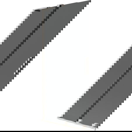 Mexen Velar L paravan na vaňu 2-krídlový posuvný 95 x 150 cm, grafit, kartáčovaný nikel - 896-095-003-41-97