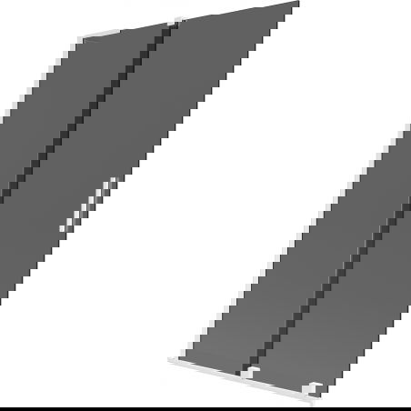 Mexen Velar L vaňová zástena dvojkrídlová posuvná 110 x 150 cm, grafit, biela - 896-110-003-41-20