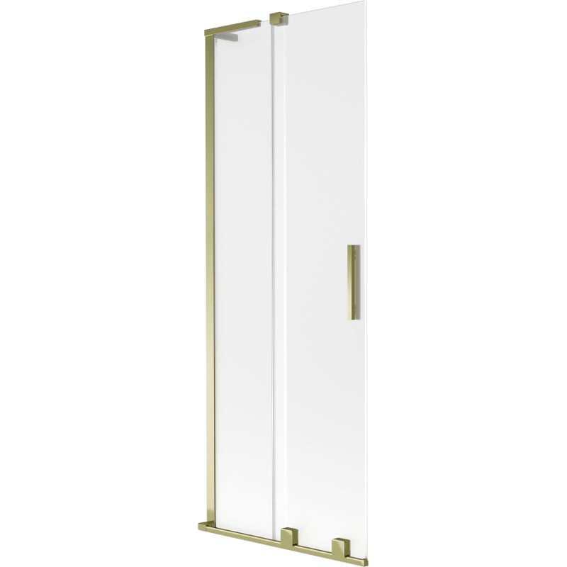 Mexen Velar L vaňová zástena 2-krídlová posuvná 70 x 150 cm, matná, zlatá - 896-070-003-31-50