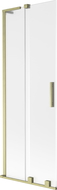 Mexen Velar L paraván na vaňu 2-krídlový posuvný 75 x 150 cm, matný, zlatý kartáčovaný - 896-075-003-31-55