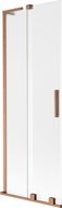 Mexen Velar L vaňový paraván 2-krídlový posuvný 75 x 150 cm, námraza, brúsená meď - 896-075-003-31-65