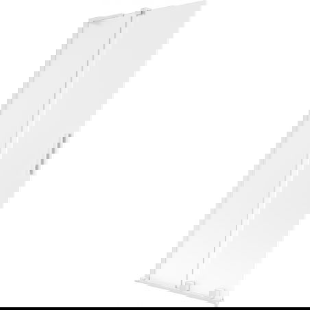 Mexen Velar L vaňová zástenka 2-krídlová, posuvná 80 x 150 cm, matná, biela - 896-080-003-31-20