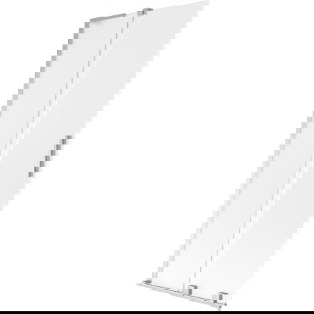 Mexen Velar L vanová zástena 2-dielna posuvná 85 x 150 cm, námraza, chróm - 896-085-003-31-01