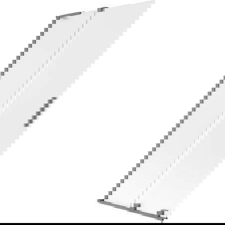 Mexen Velar L vaňová zástena, dvojkrídlová posuvná, 90 x 150 cm, matná, gun metal - 896-090-003-31-95