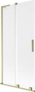 Mexen Velar L vaňová zástena, dvojdielna, posuvná, 95 x 150 cm, matná, zlato kartáčovaná - 896-095-003-31-55
